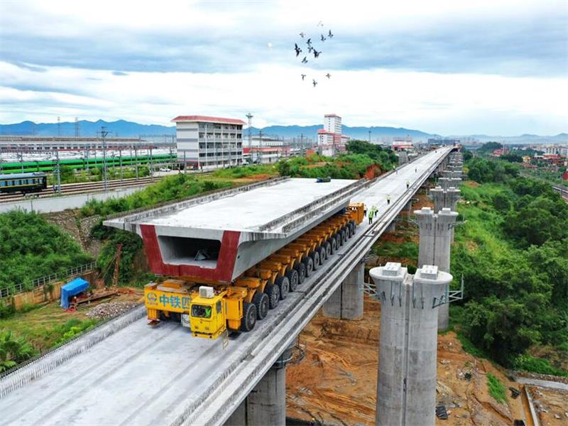 忻州高铁高架桥施工